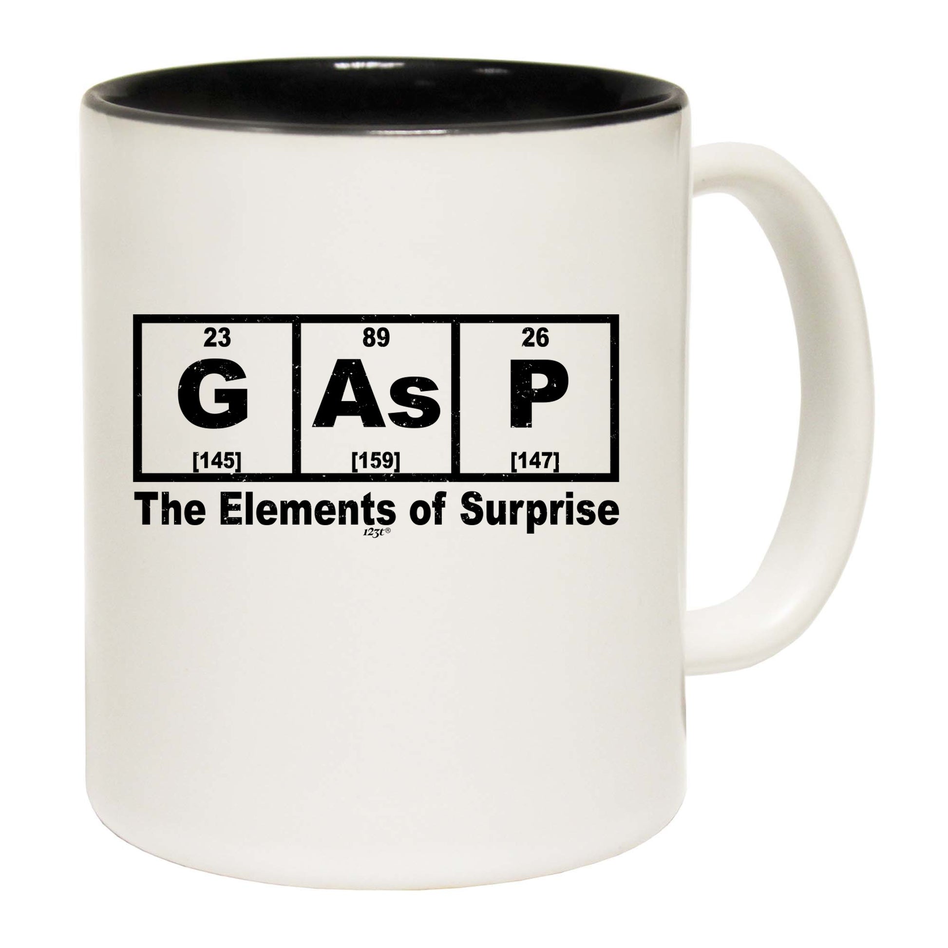 Gasp The Elements Of Surprise - Funny Coffee Mug