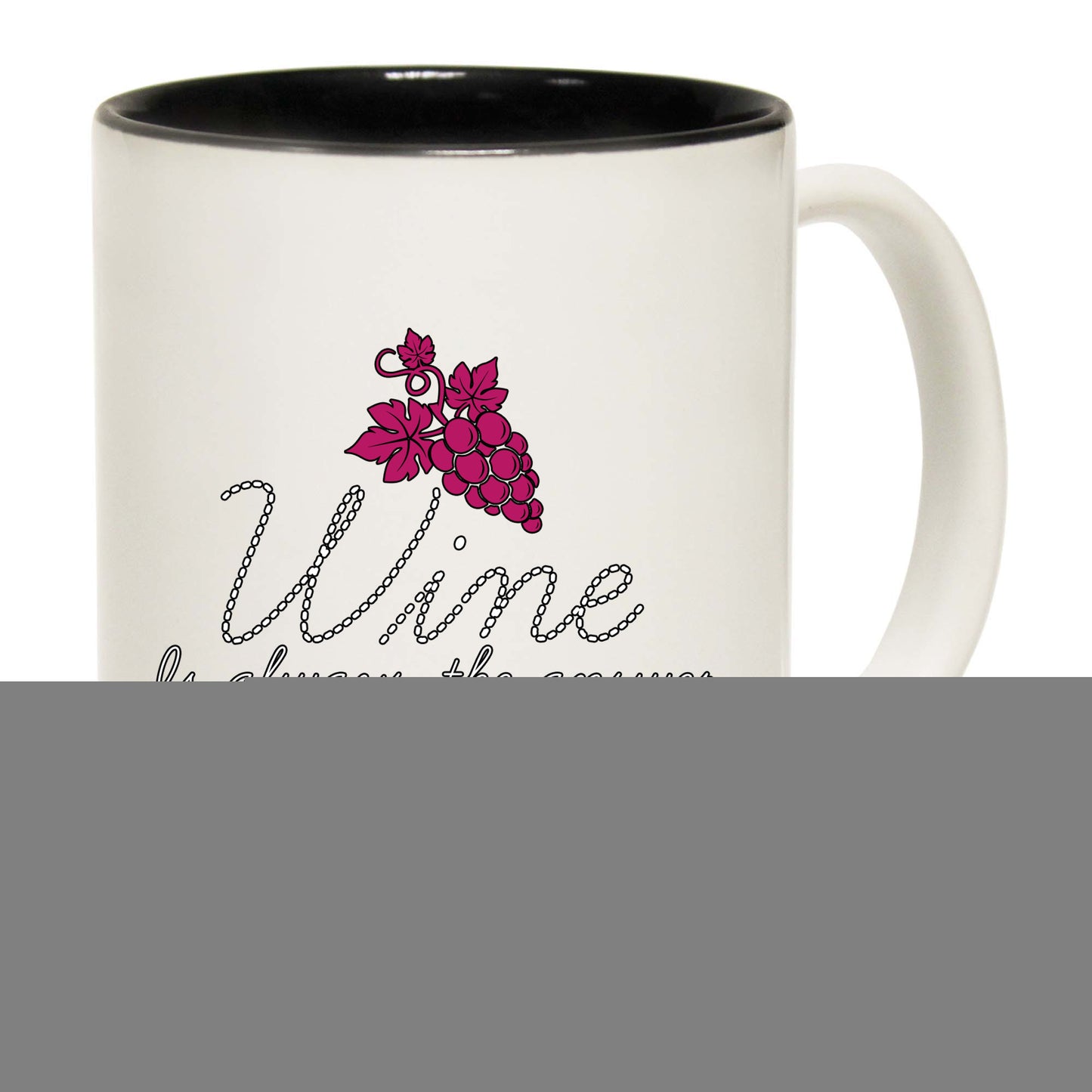 Wine Is Always The Answer - Funny Coffee Mug