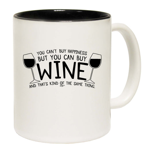 You Cant Buy Happieness But You Can Buy Wine - Funny Coffee Mug