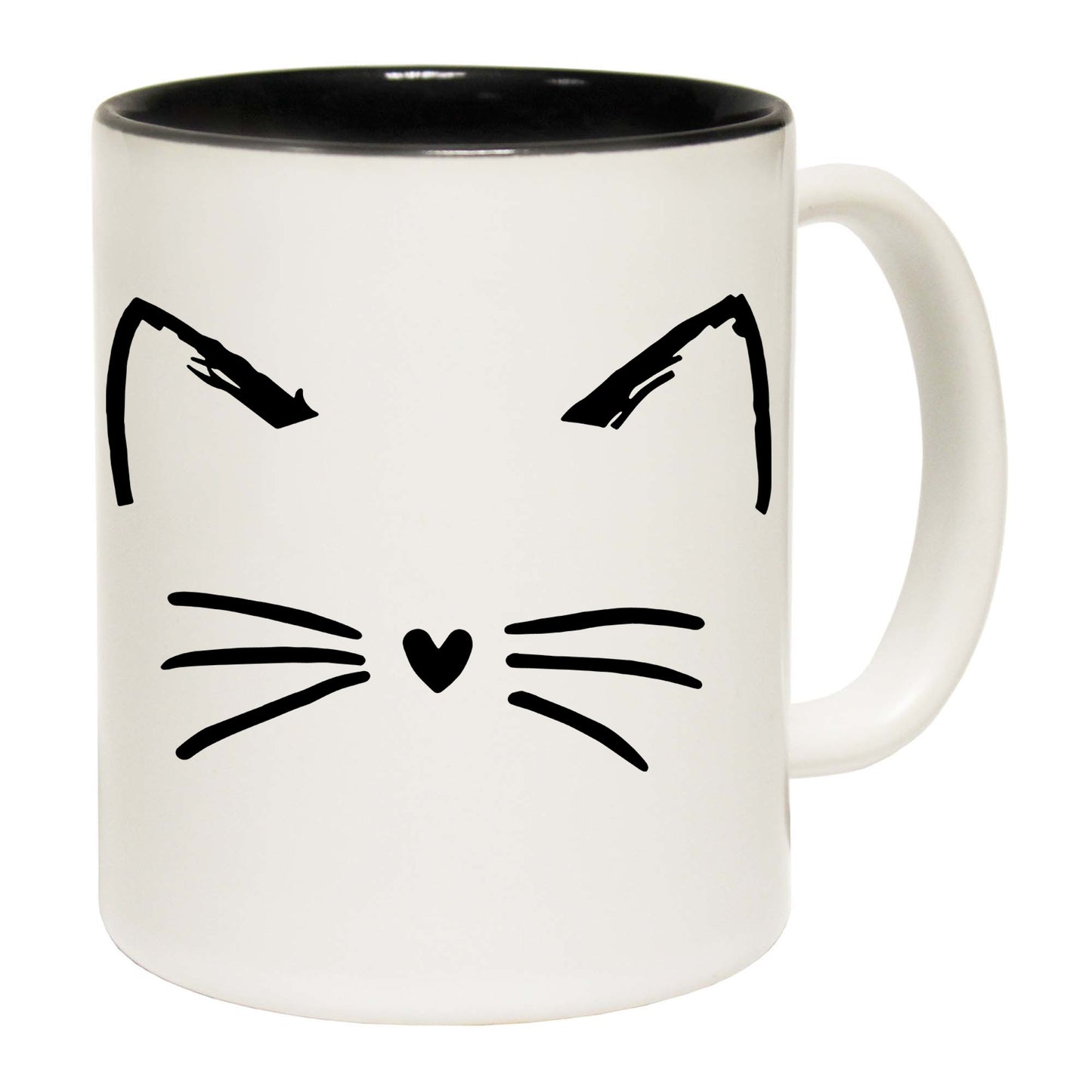 Cat Face Kitten Cats - Funny Coffee Mug