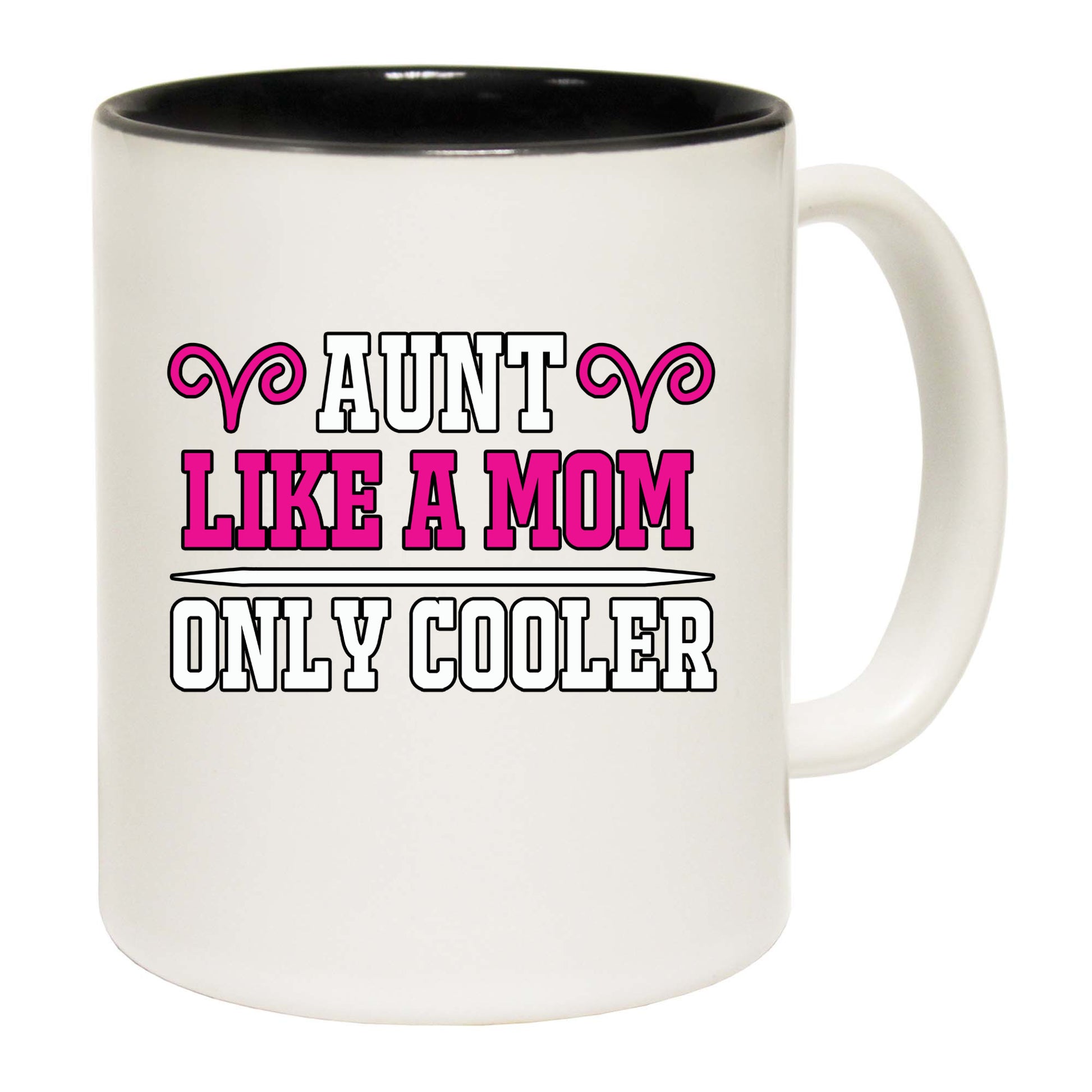 Aunt Like A Mom Only Cooler - Funny Coffee Mug