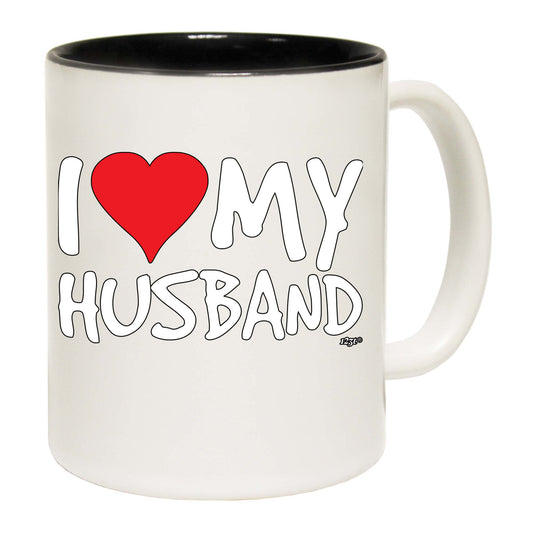 Love Heart My Husband - Funny Coffee Mug