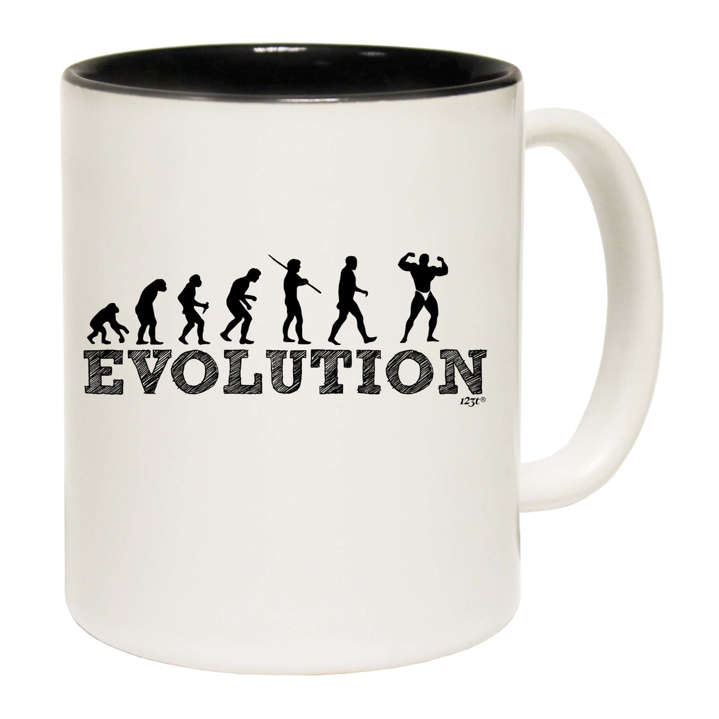 Evolution Bodybuilder - Funny Coffee Mug