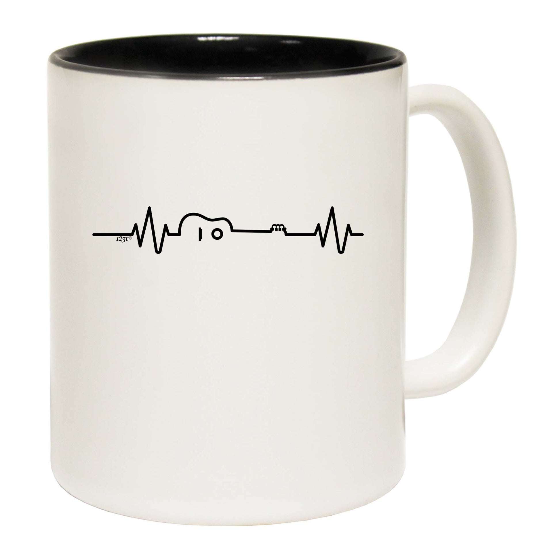 Acustic Guitar Pulse Music - Funny Coffee Mug