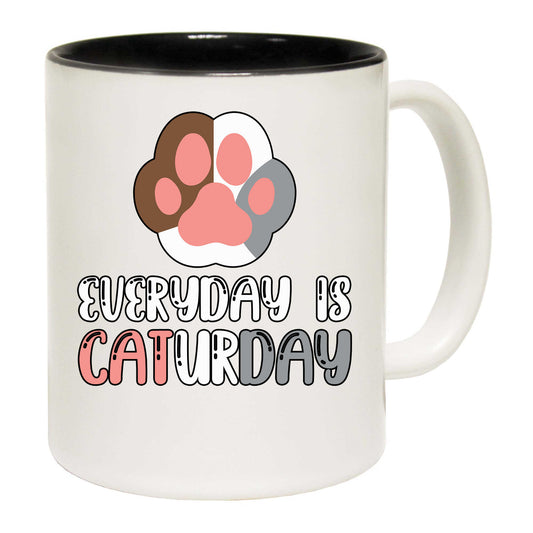 Everyday Is Caturday Cat Cats - Funny Coffee Mug