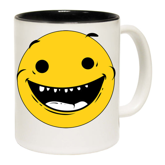 Smiling Emoji Face - Funny Coffee Mug