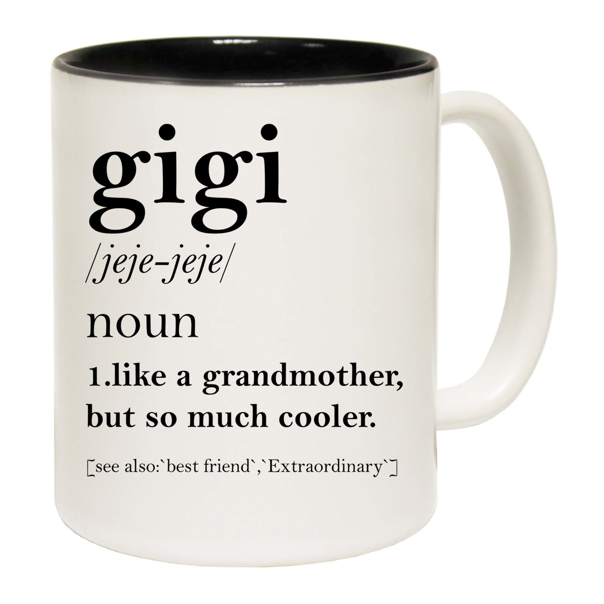 Gigi Noun Definition Grandmother Nana - Funny Coffee Mug