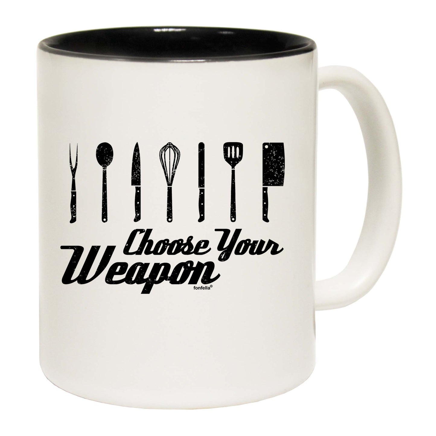 Choose Weapon Kitchen Chef - Funny Coffee Mug