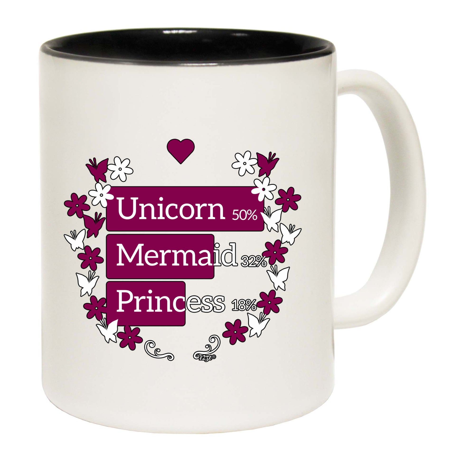 Unicorns Mermaid Princess - Funny Coffee Mug