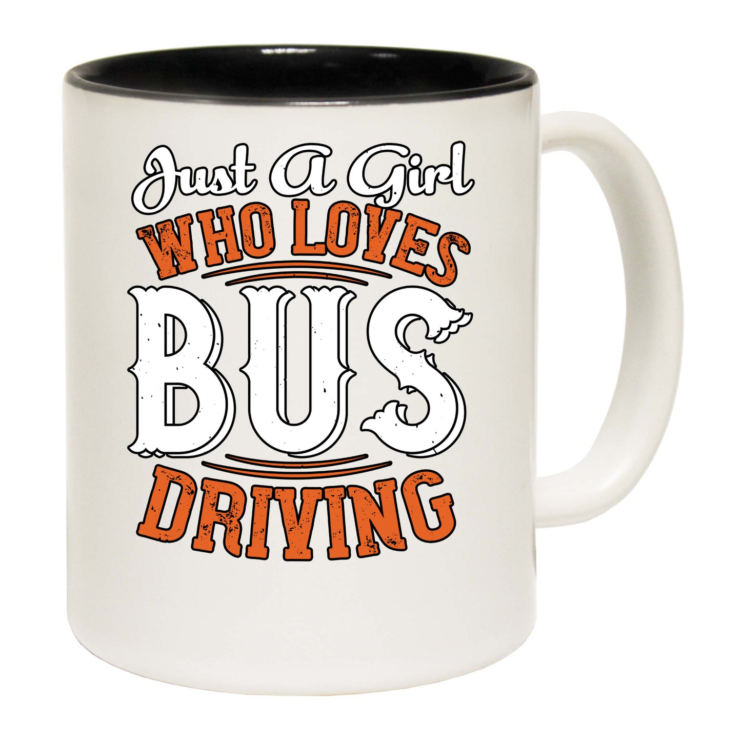 Just A Girl Who Loves Bus Driving - Funny Coffee Mug