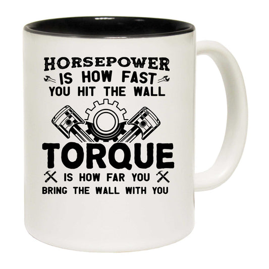 Horsepower Torque Mechanic Car - Funny Coffee Mug