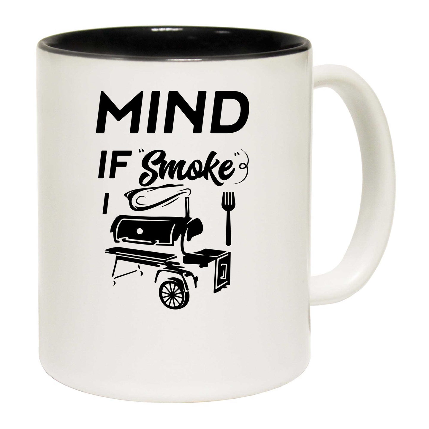 Mind If I Smoke Bbq Lover Avid Smoker Mens - Funny Coffee Mug