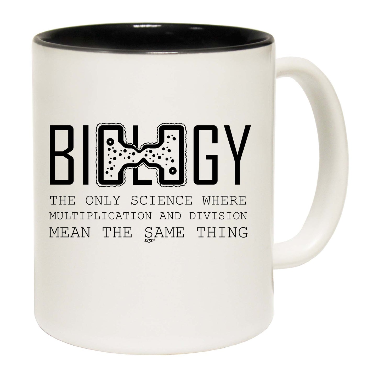 Biology The Only Science Where Multiplication And Division - Funny Coffee Mug