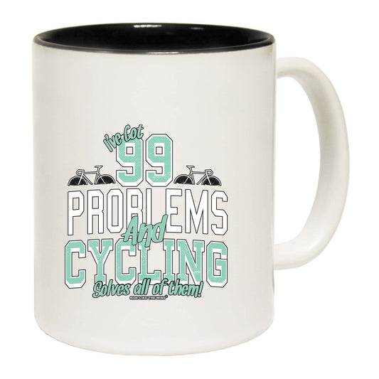 Rltw Ive Got 99 Problems Cycling - Funny Coffee Mug