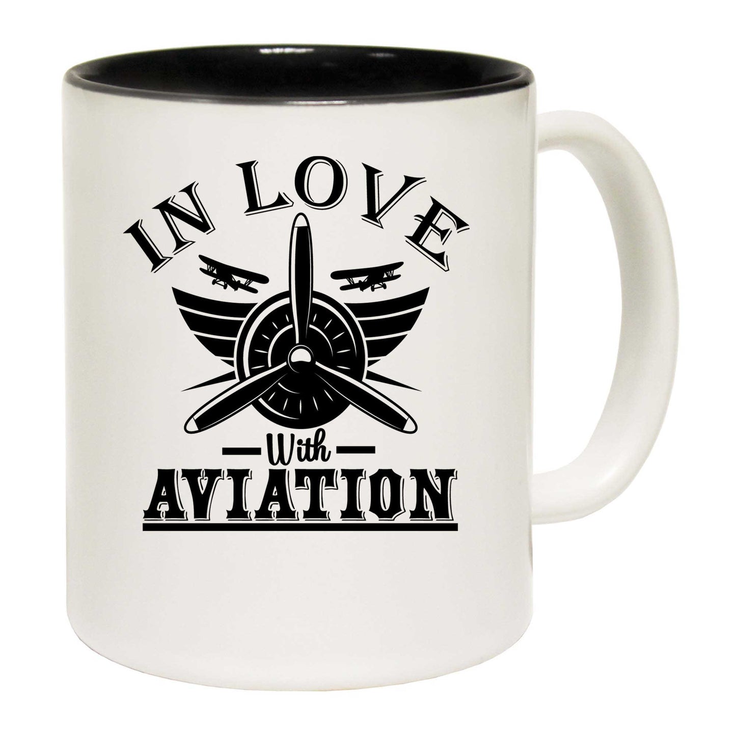 In Love With Aviation Plane - Funny Coffee Mug