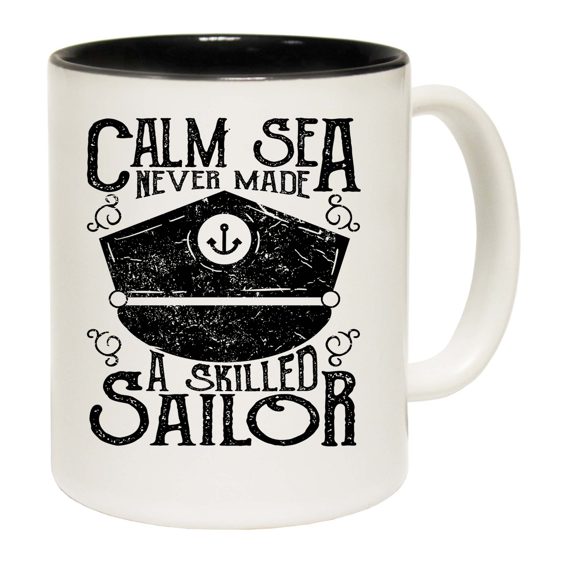 Calm Sea Skilled Sailor - Funny Coffee Mug