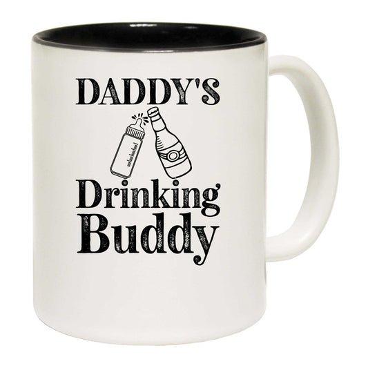 Daddys Drinking Buddy File Baby Father - Funny Coffee Mug