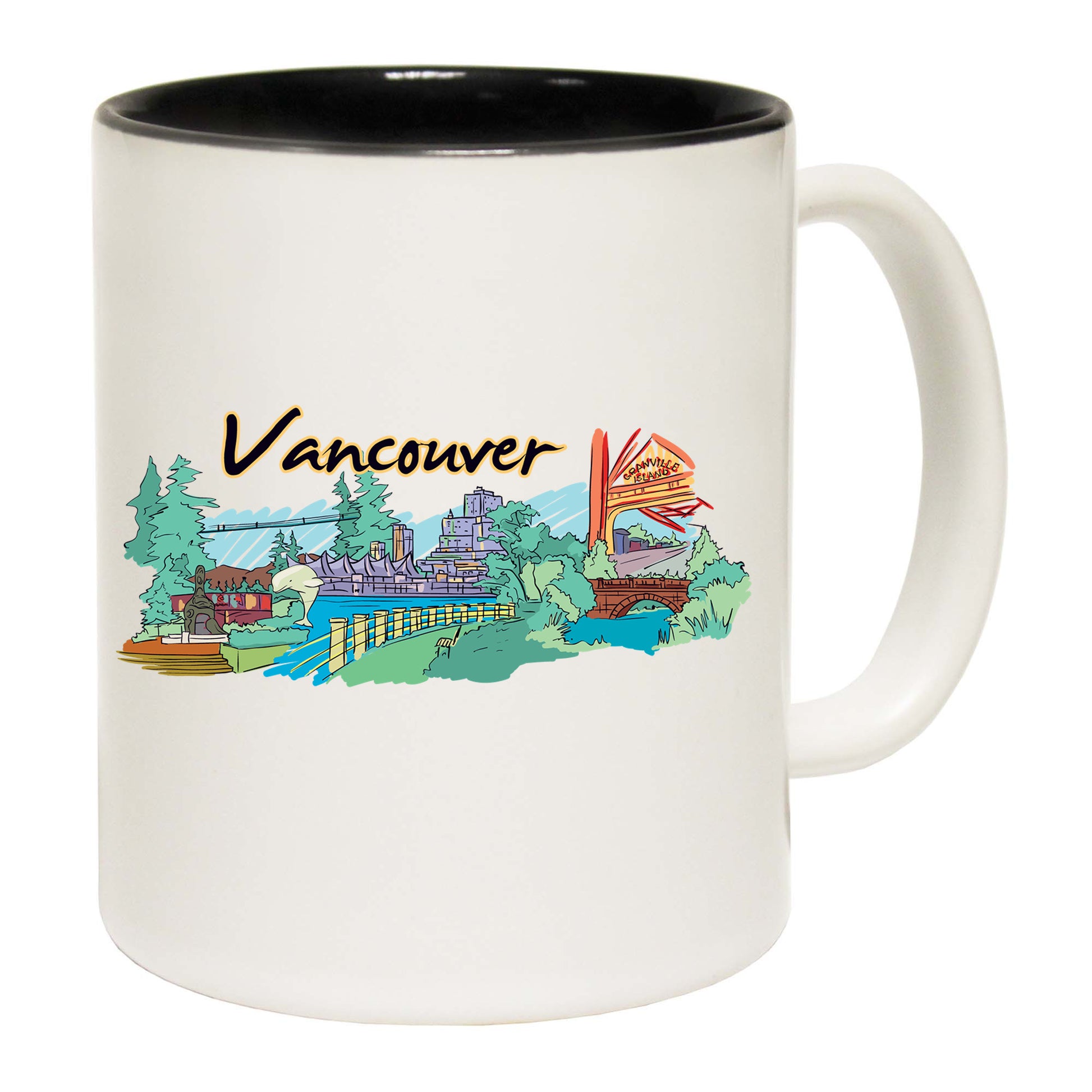 Vancouver Canada Country Flag Destination - Funny Coffee Mug