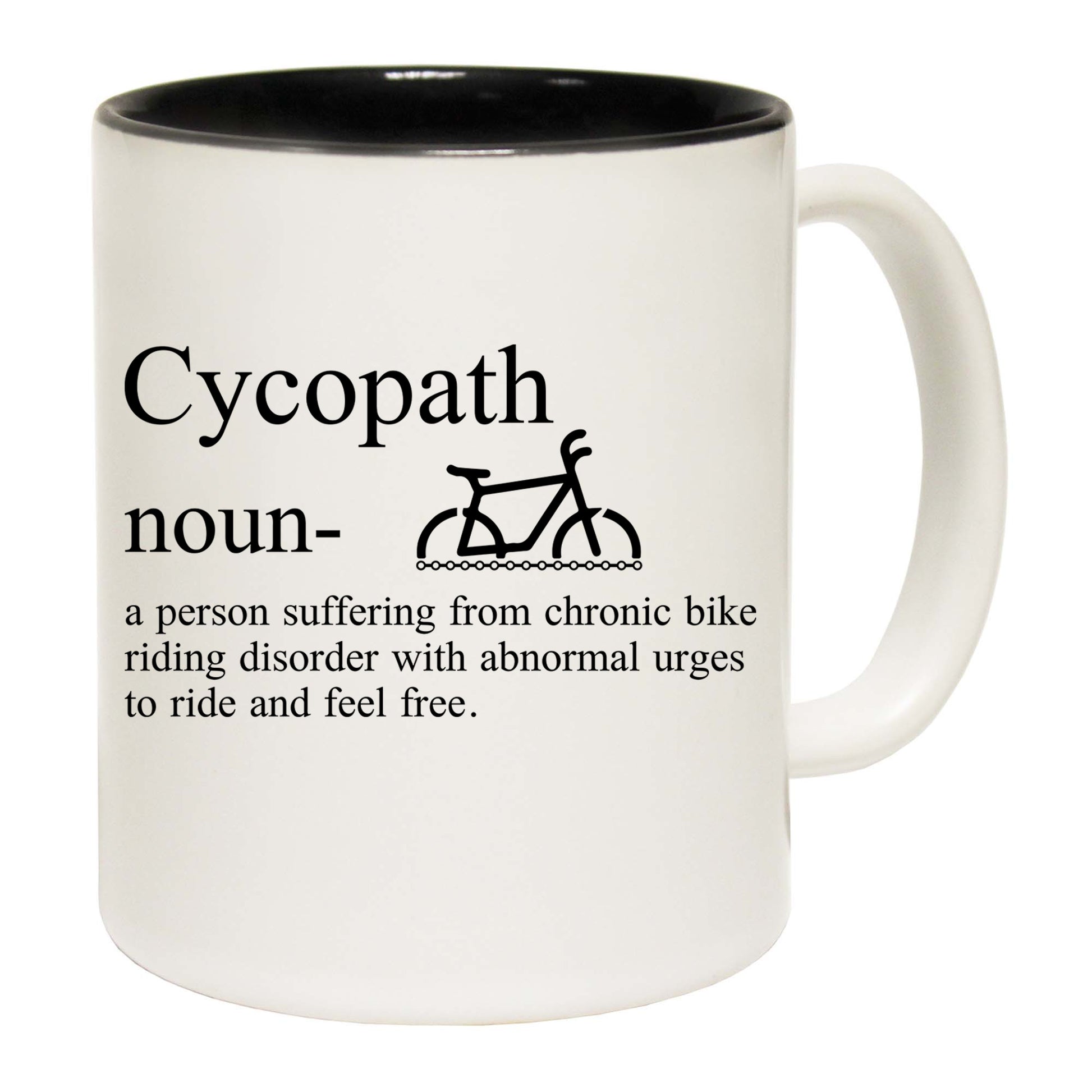 Cycopath Noun Rltw Cycling Mountain Bike Bicycle - Funny Coffee Mug