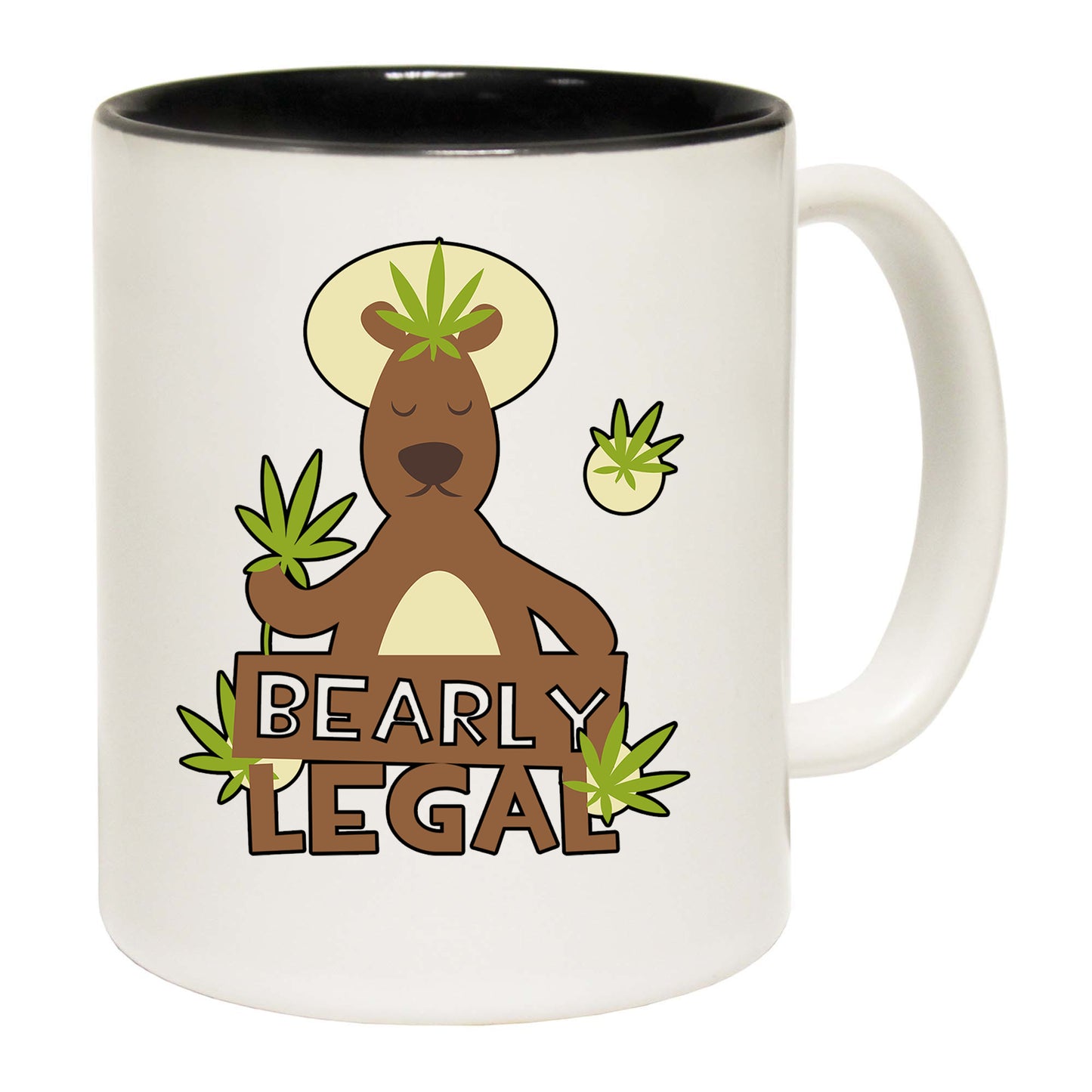 Bearly Legal Bear Weed - Funny Coffee Mug