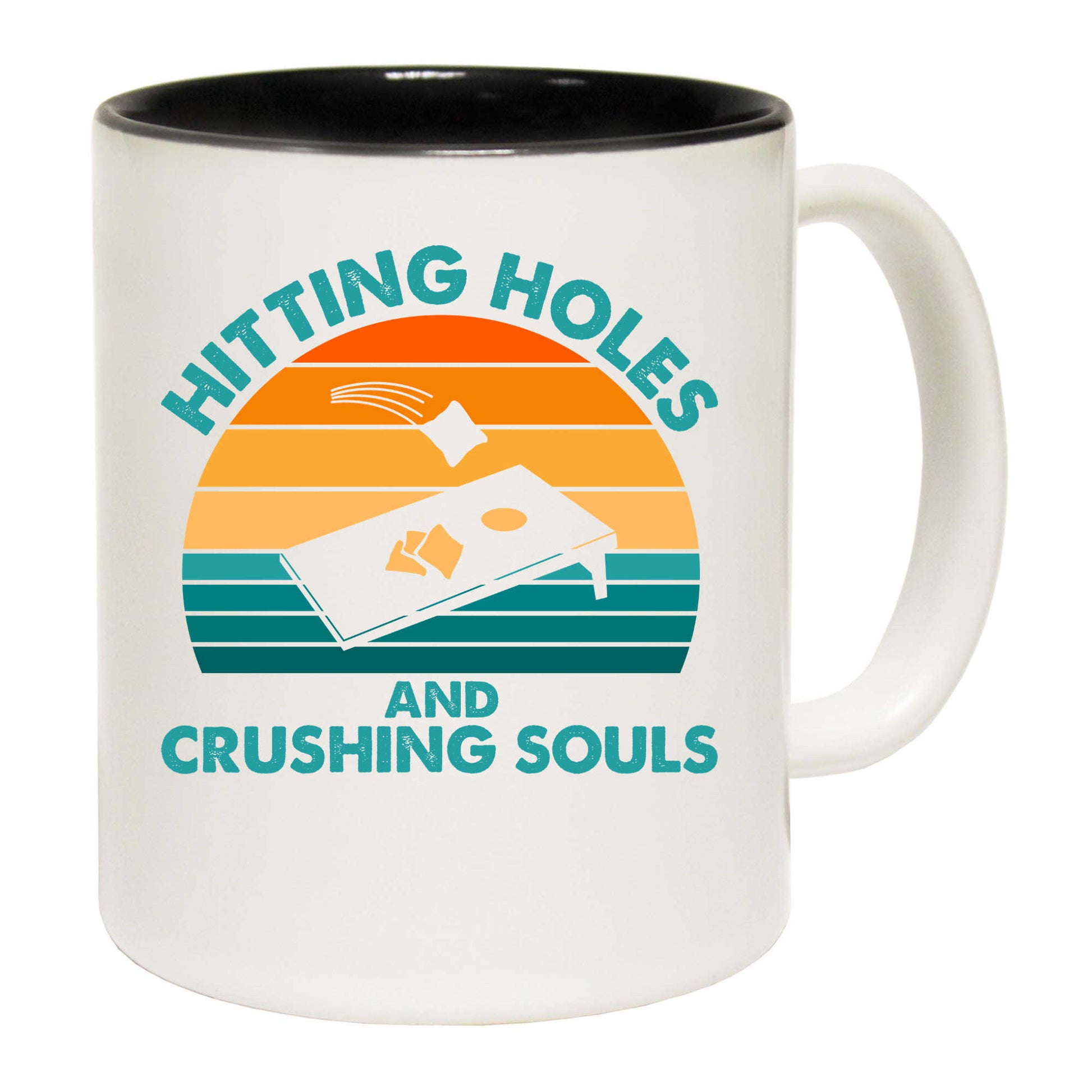 Hitting Holes And Crushing Souls - Funny Coffee Mug