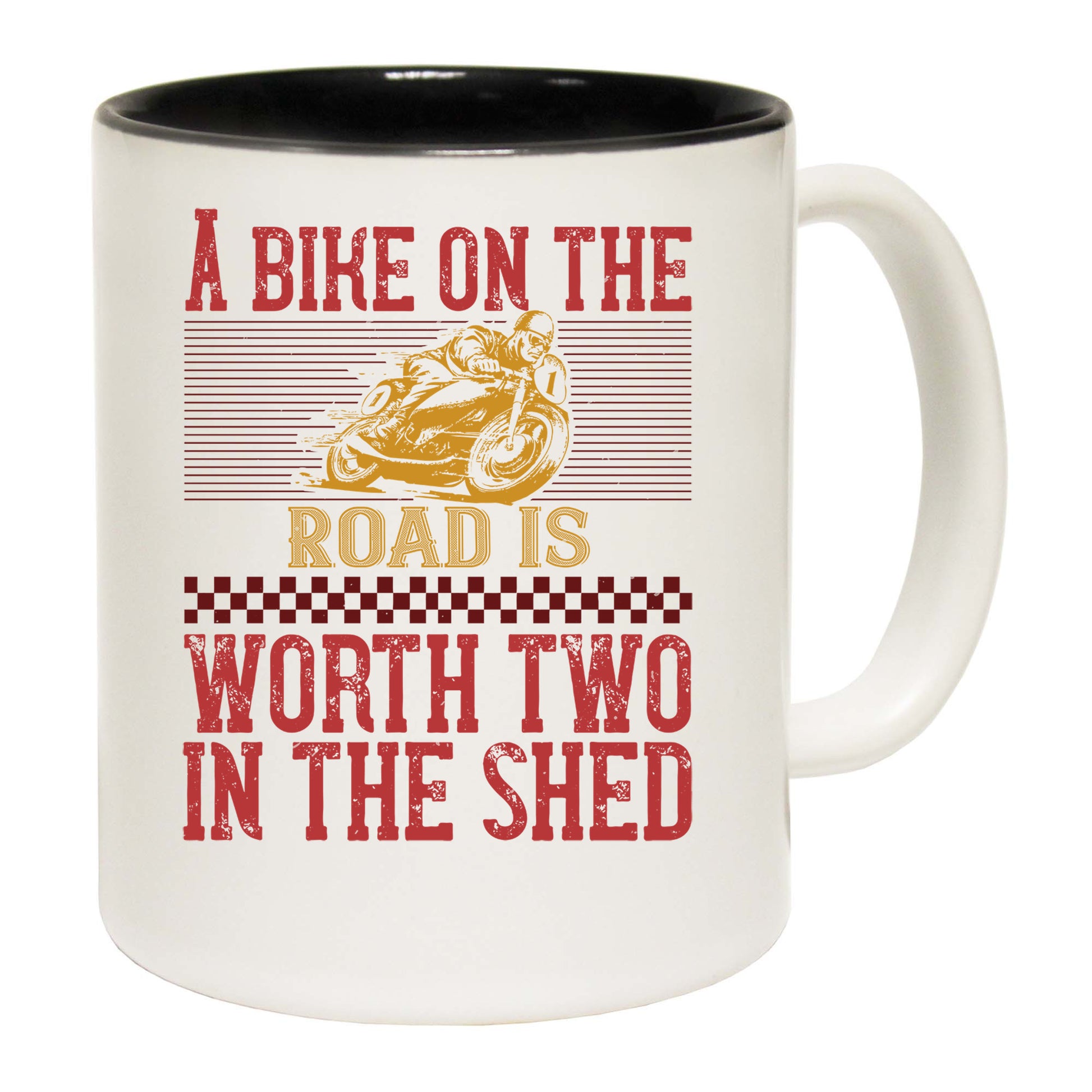 A Bike On The Worth Two In The Shed Motorbike - Funny Coffee Mug