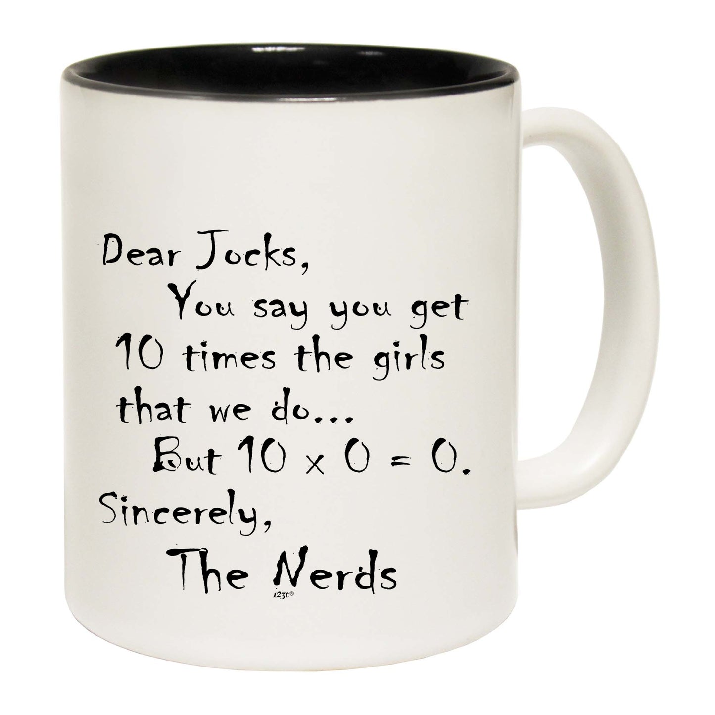 Dear Jocks Nerd College - Funny Coffee Mug