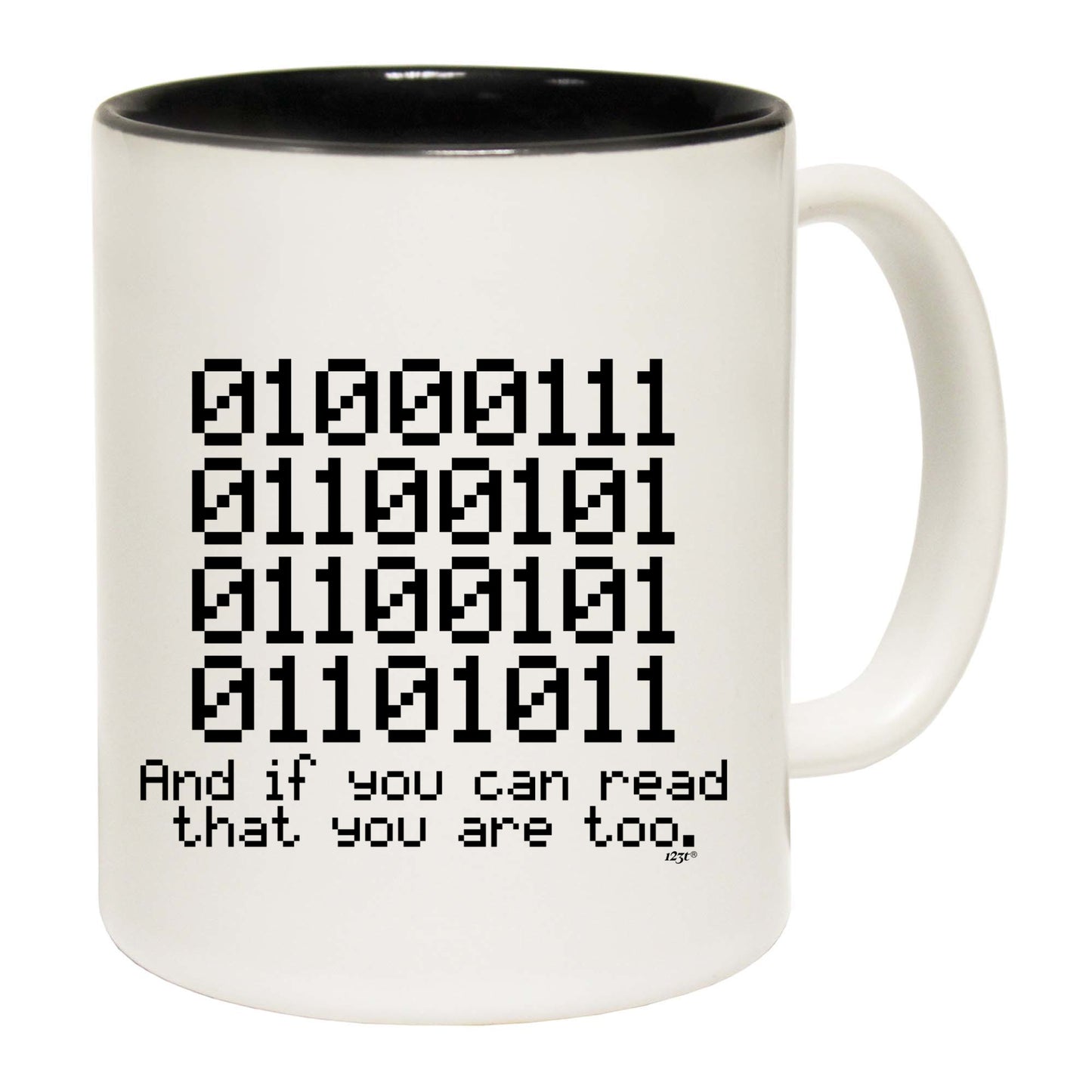 Binary 01000111 If You Can Read - Funny Coffee Mug