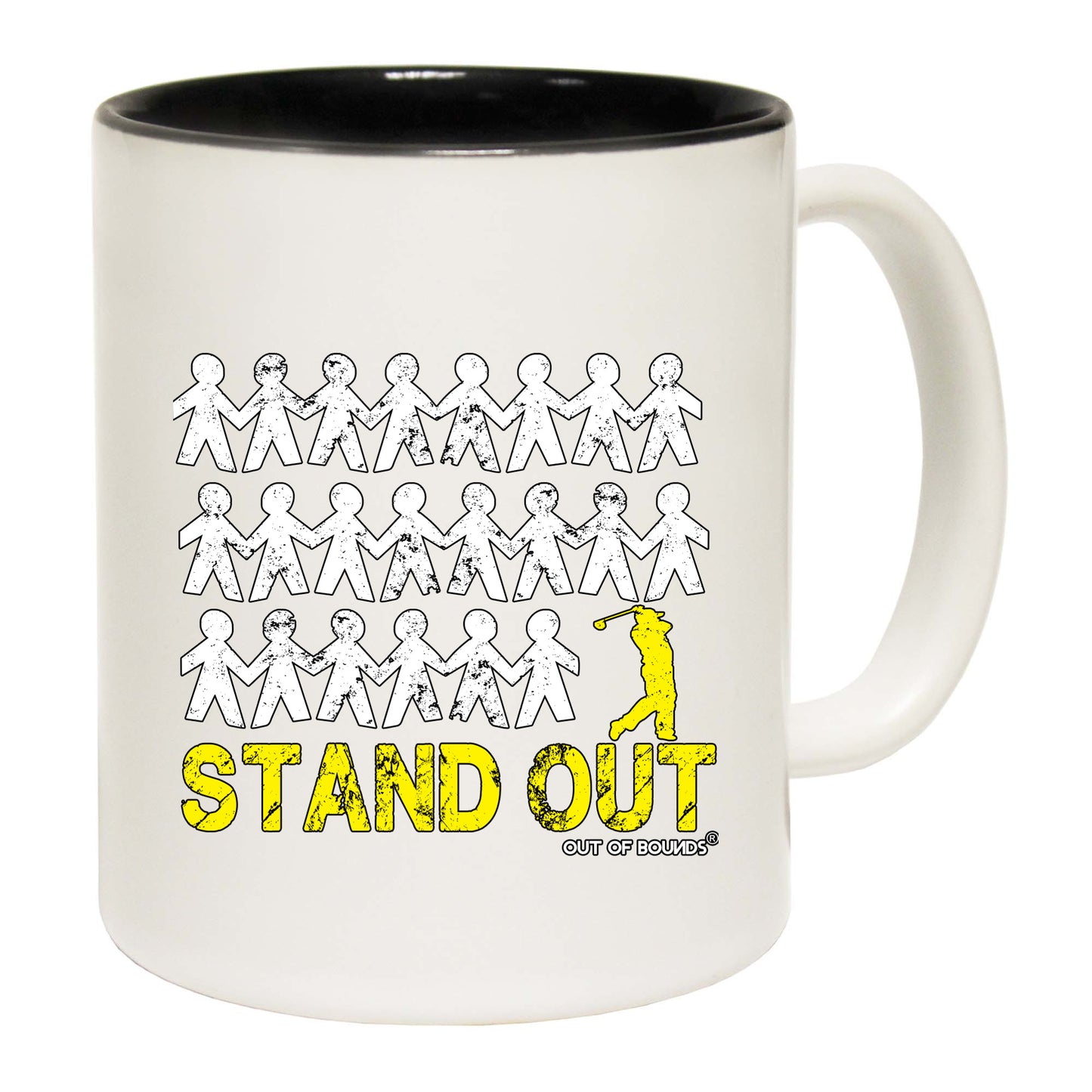 Oob Stand Out Golfer - Funny Coffee Mug