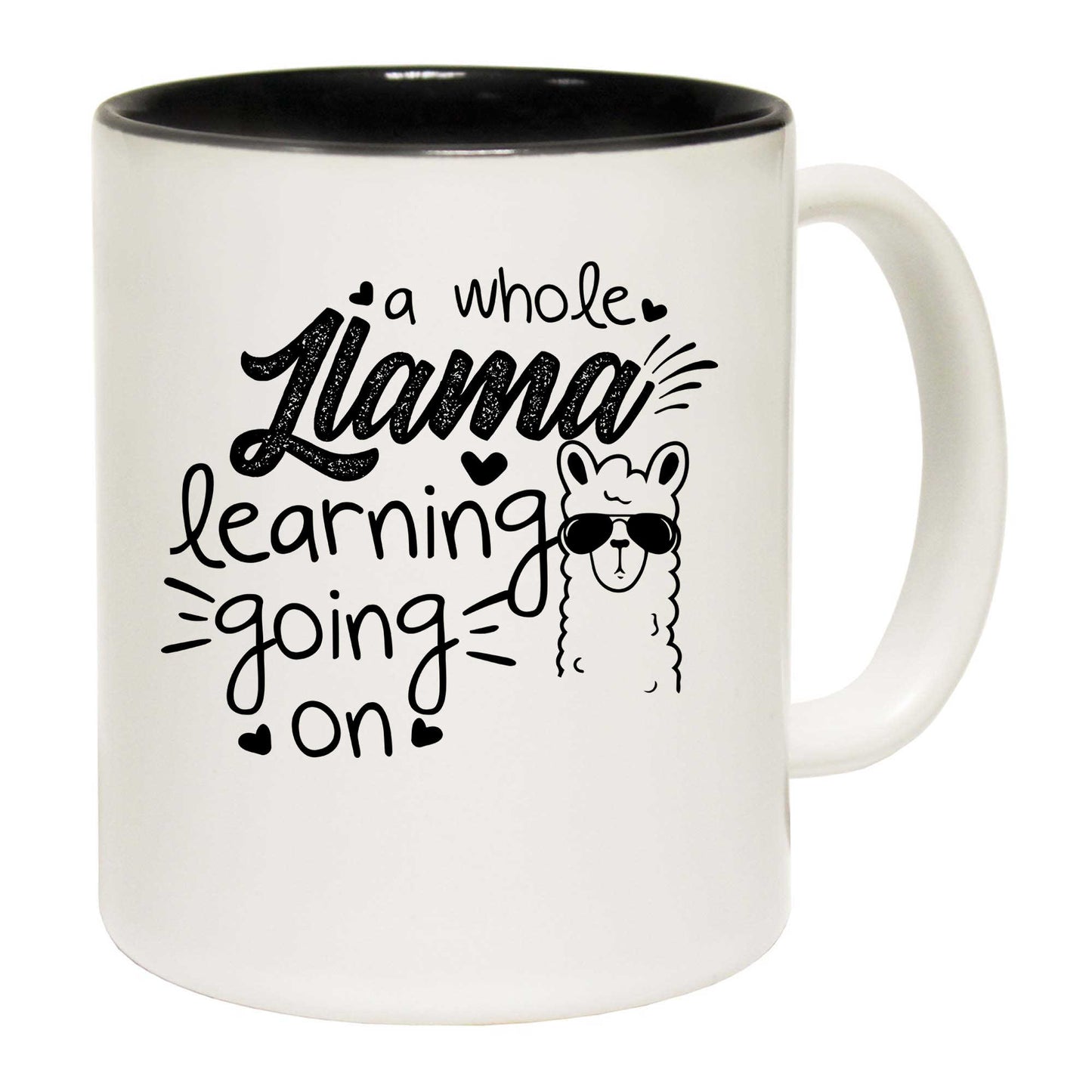 A Whole Llama Learning Going On Teacher - Funny Coffee Mug