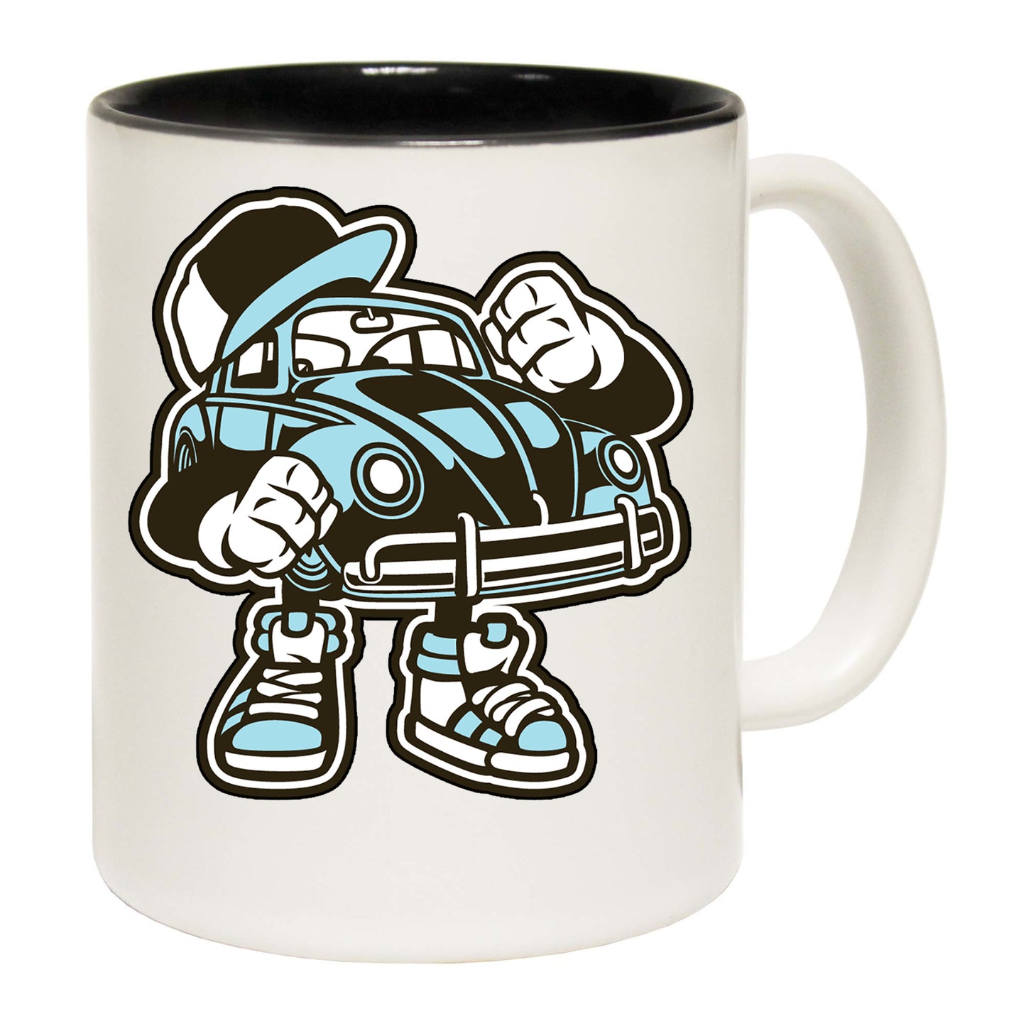 Street Car Retro Cartoon - Funny Coffee Mug