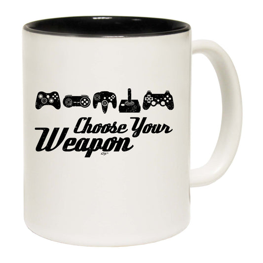 Gamer Choose Your Weapon - Funny Coffee Mug