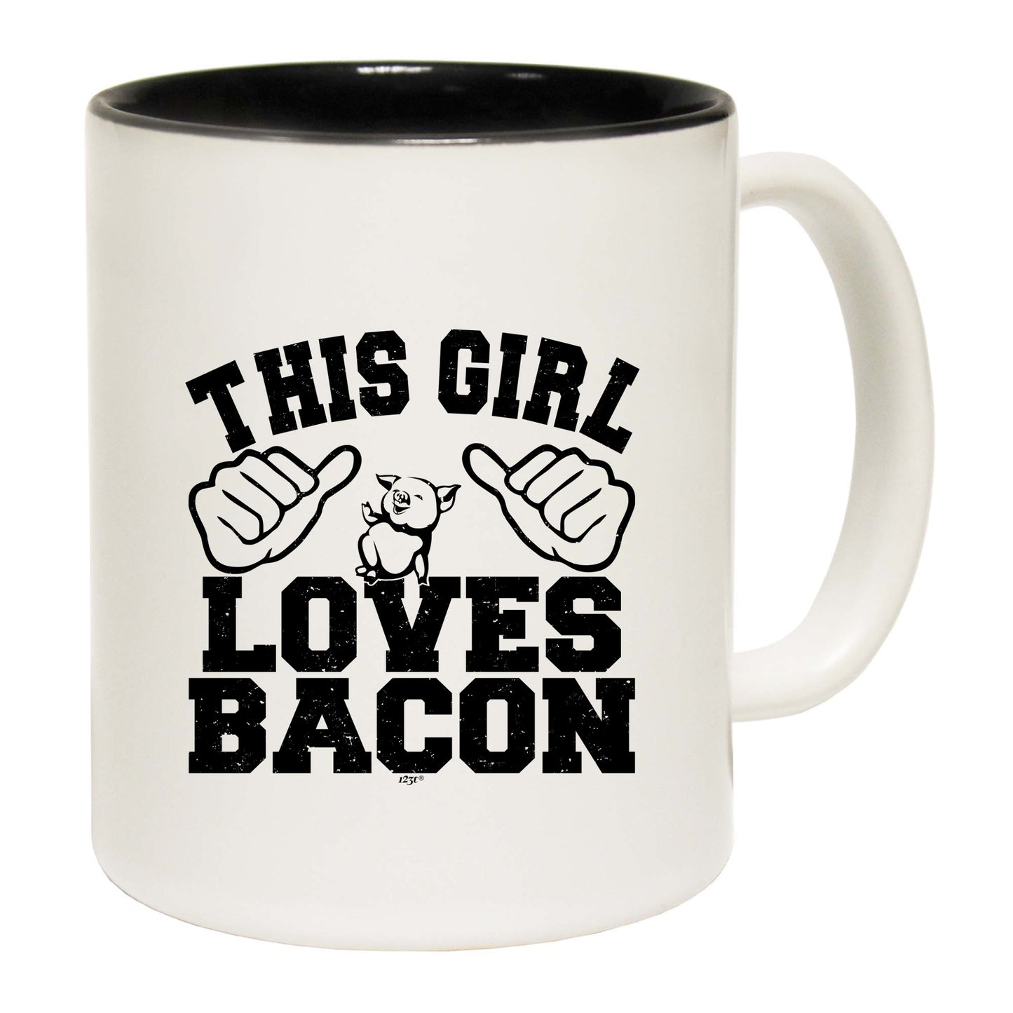 This Girl Loves Bacon - Funny Coffee Mug