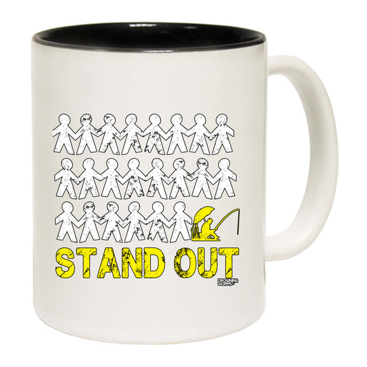 Dw Stand Out Fishing - Funny Coffee Mug