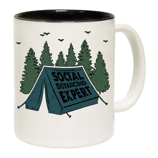 Camping Social Distancing Expert - Funny Coffee Mug