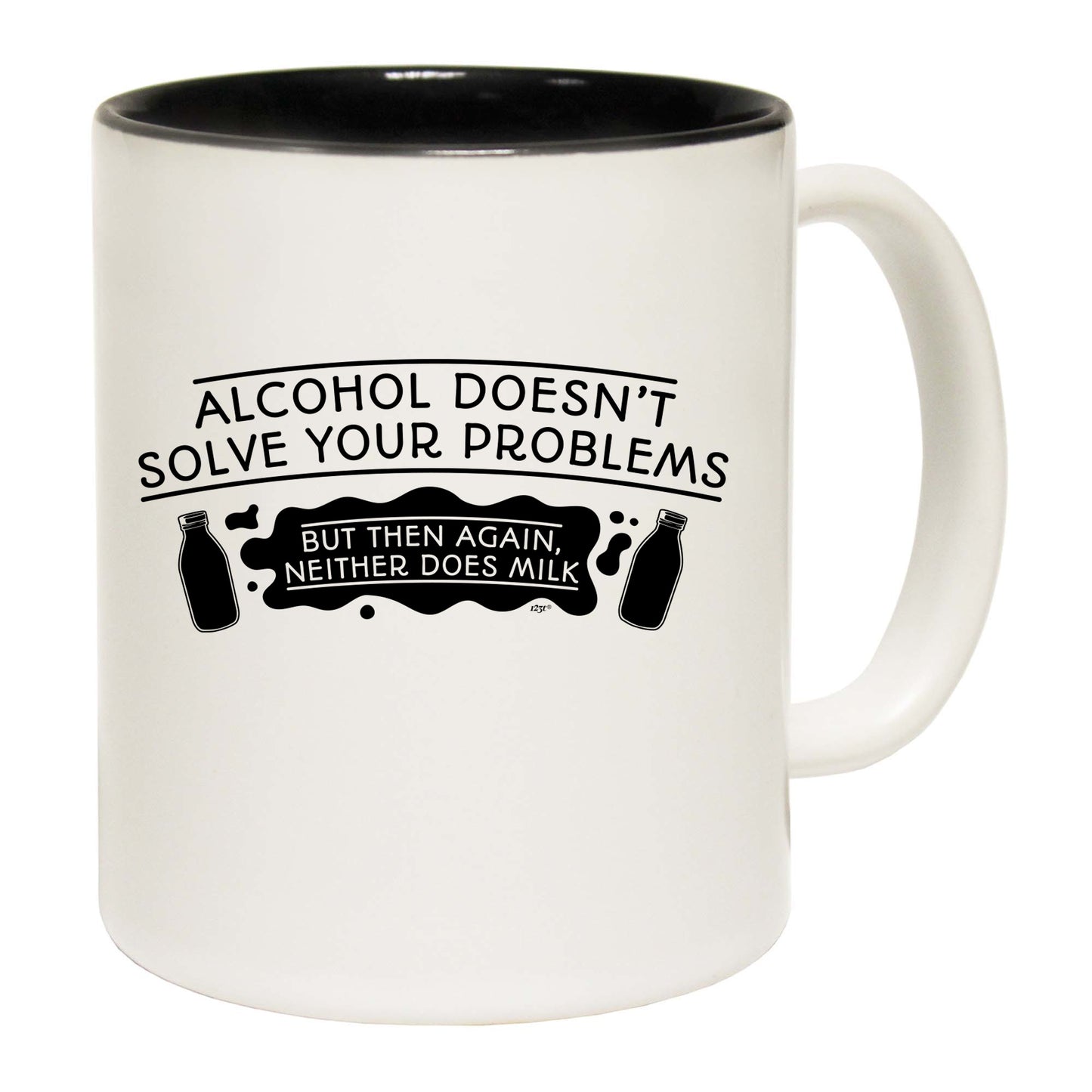 Alcohol Doesnt Solve Your Problems - Funny Coffee Mug