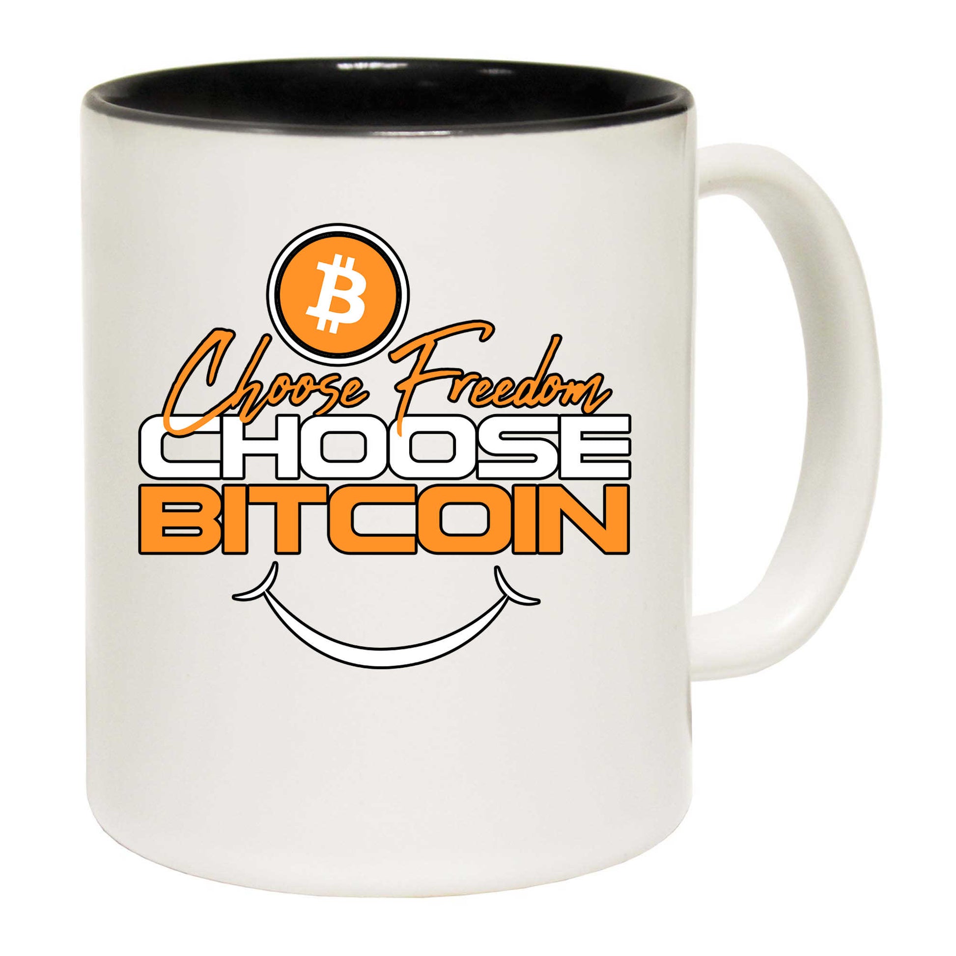 Choose Freedom Choose Bitcoin - Funny Coffee Mug