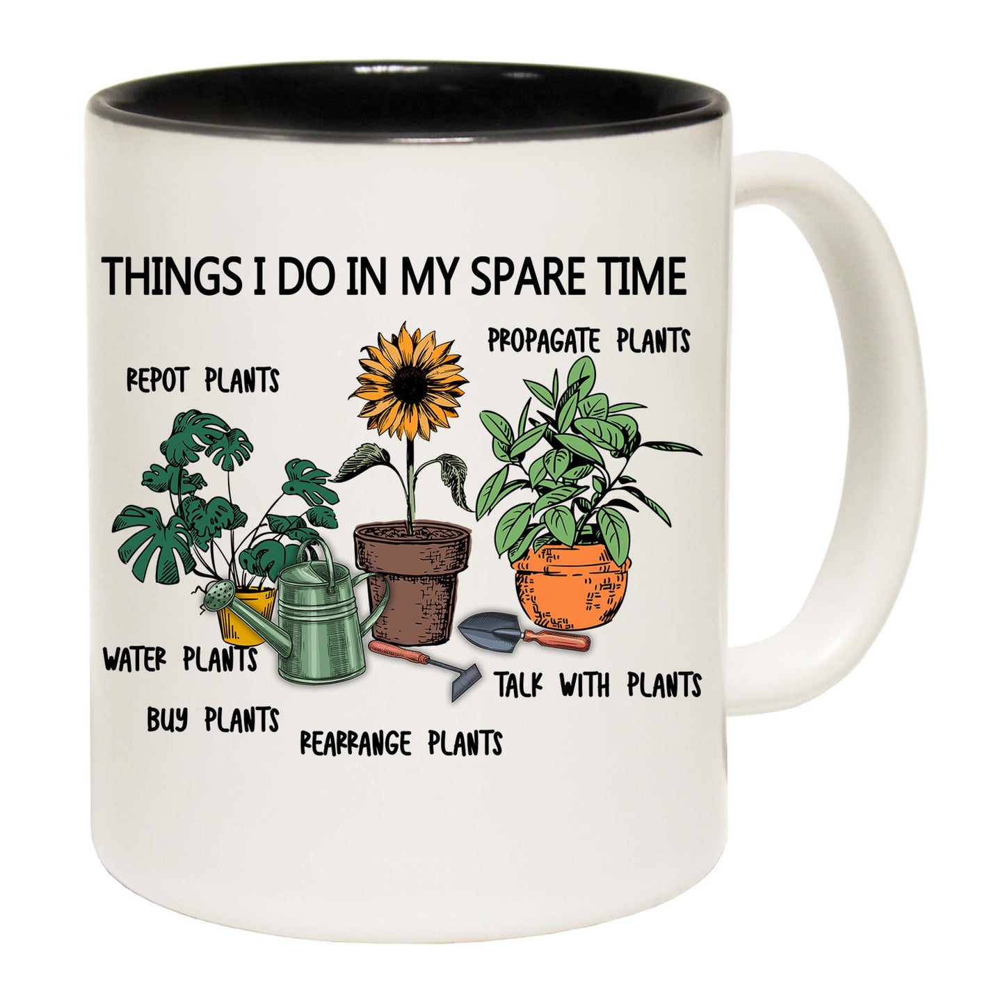 Things I Do In Spare Time Gardening - Funny Coffee Mug