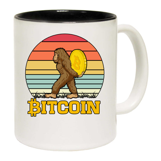 Bitcoin With Big Foot - Funny Coffee Mug