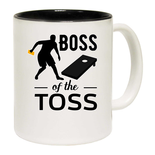 Boss Of The Toss Cornhole - Funny Coffee Mug