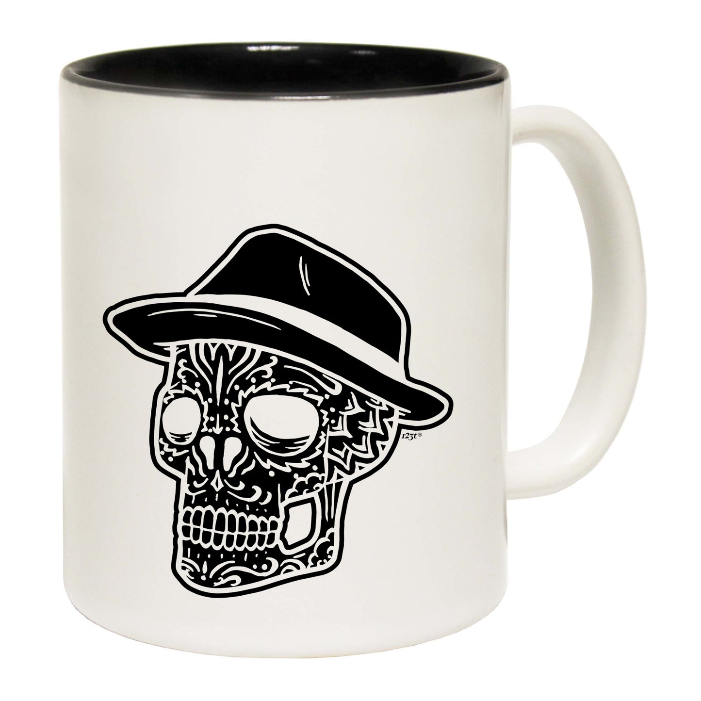 Fedora Candy Skull - Funny Coffee Mug