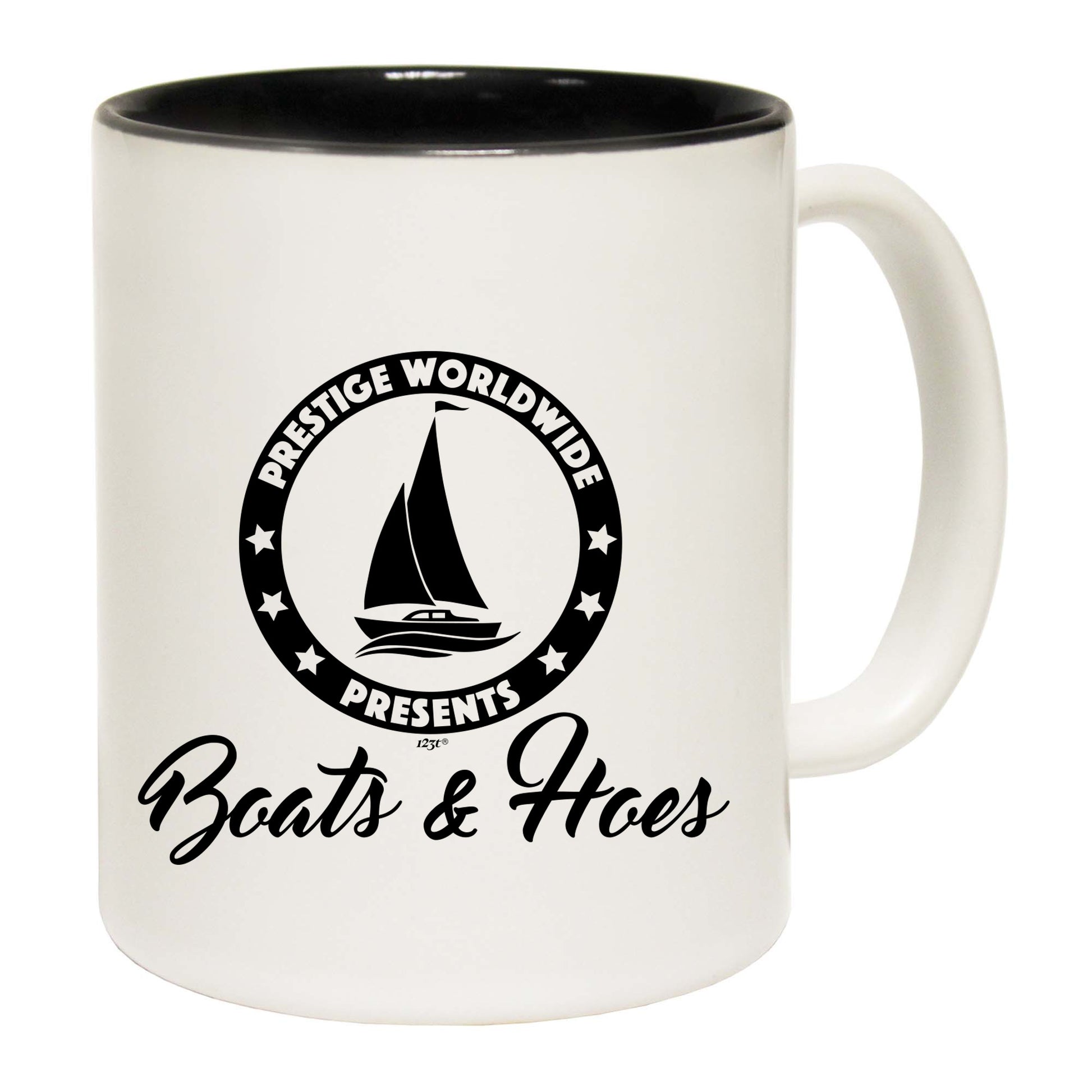 Boats And Hoes Ocean Bound - Funny Coffee Mug