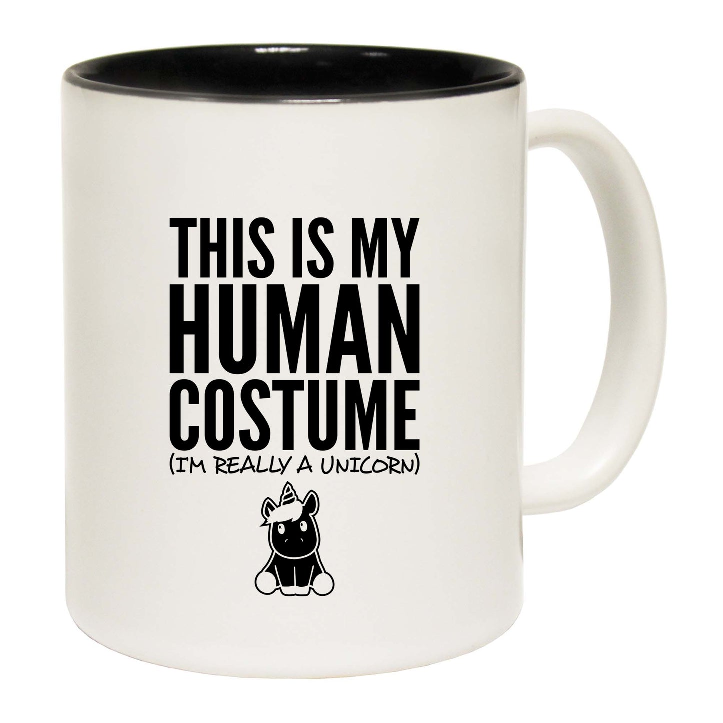 This Is My Human Costume Unicorn - Funny Coffee Mug