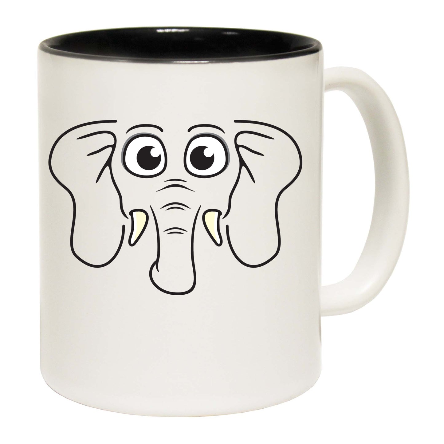 Elephant Animal Face Ani Mates - Funny Coffee Mug