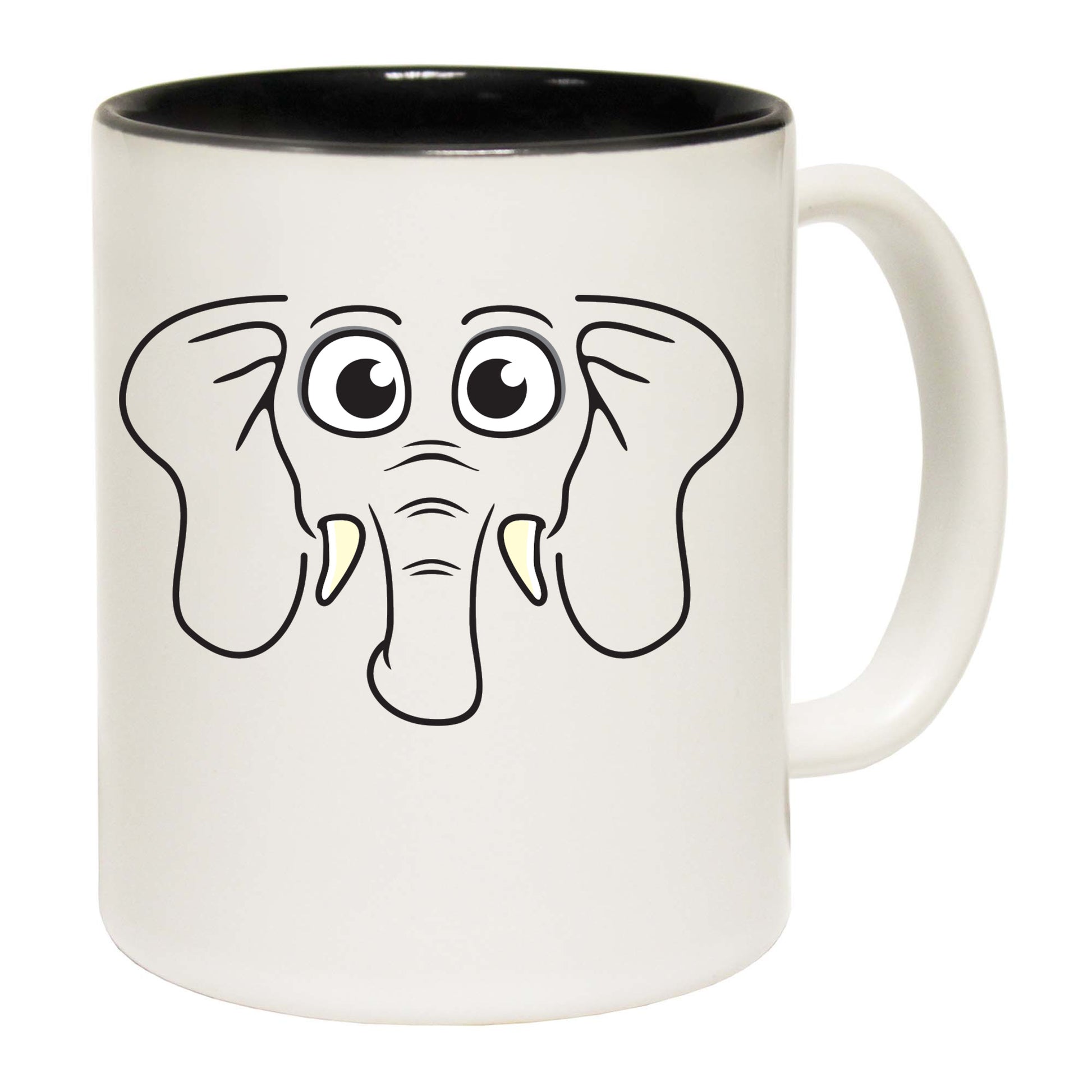 Elephant Animal Face Ani Mates - Funny Coffee Mug