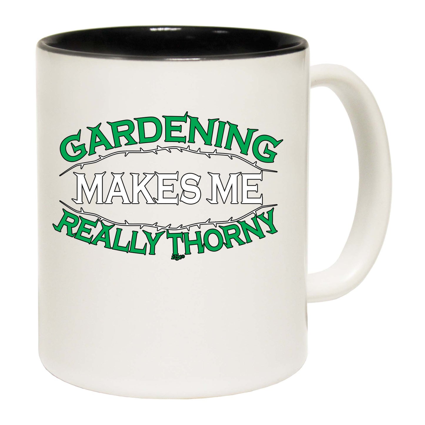 Gardening Makes Me Thorny - Funny Coffee Mug