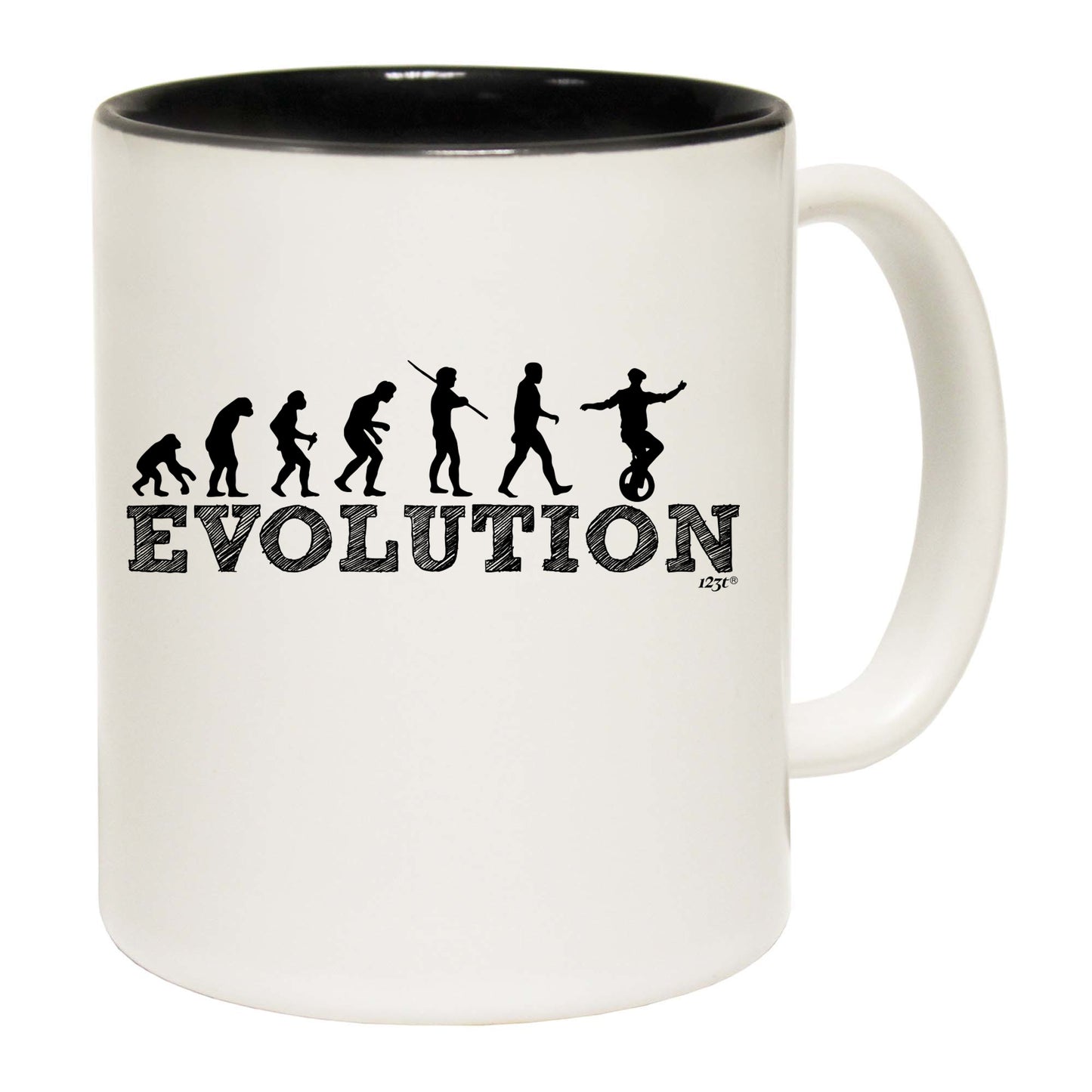 Evolution One Wheel Cycling - Funny Coffee Mug