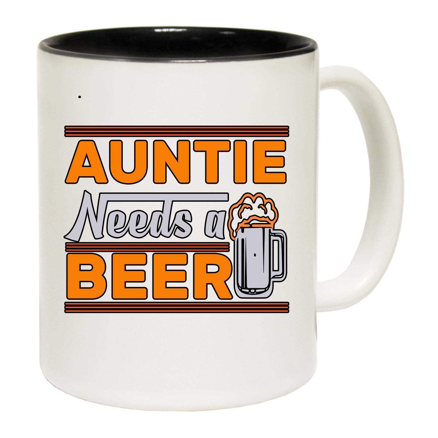 Auntie Needs A Beer - Funny Coffee Mug