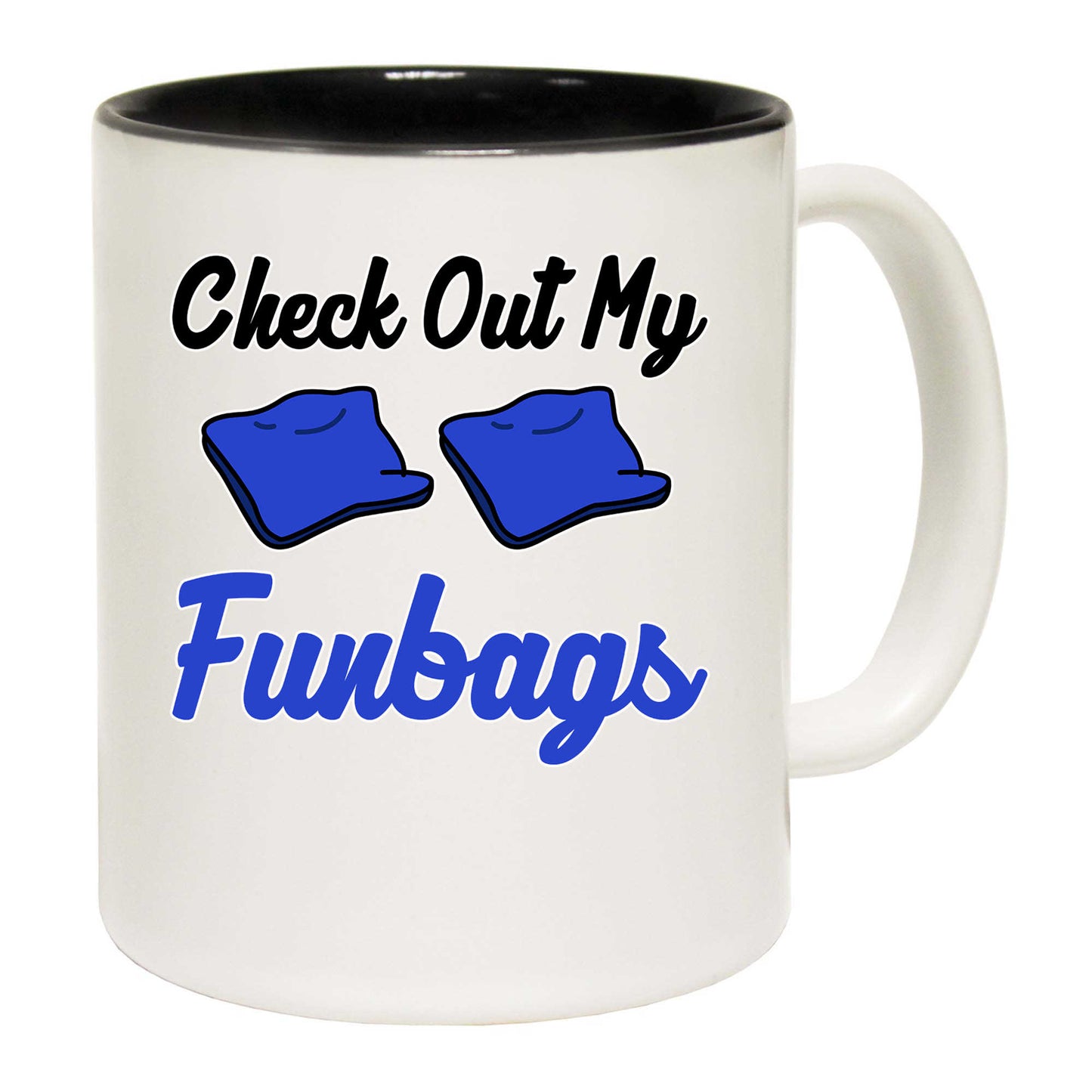 Check Out My Funbags Cornhole - Funny Coffee Mug