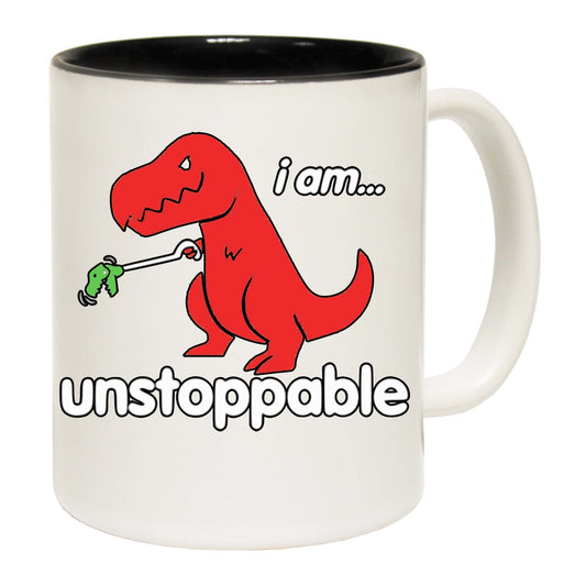 I Am Unstoppable Dinosaur Trex - Funny Coffee Mug